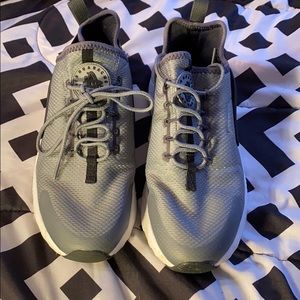 Gray and Black Air Huarache Shoes